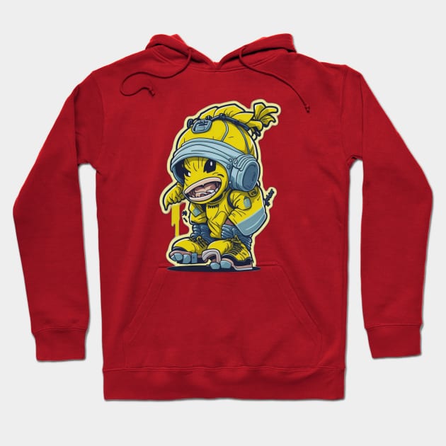 Banana hip hop Hoodie by Rizstor